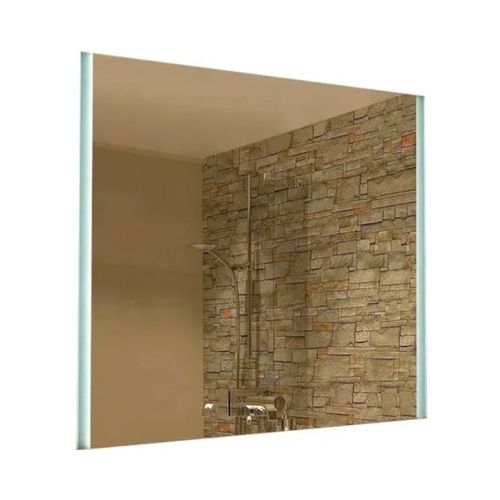 ESPEJO 2 CON LUZ TOUCH LED 28W 80X60 LINEAL INCORPORADA EN SUS BORDES. CROMO