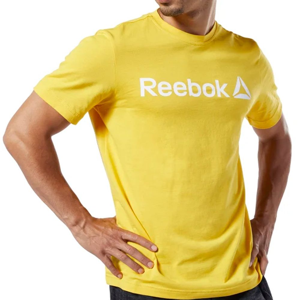 Reebok - Camiseta clásica lineal para hombre